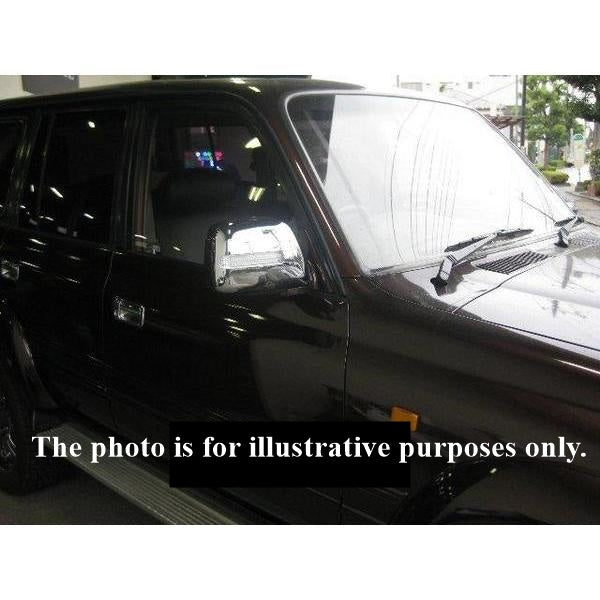 LED Chrome Side Door Mirror Cover Garnish Fits Toyota Land Cruiser 80 FZJ80G