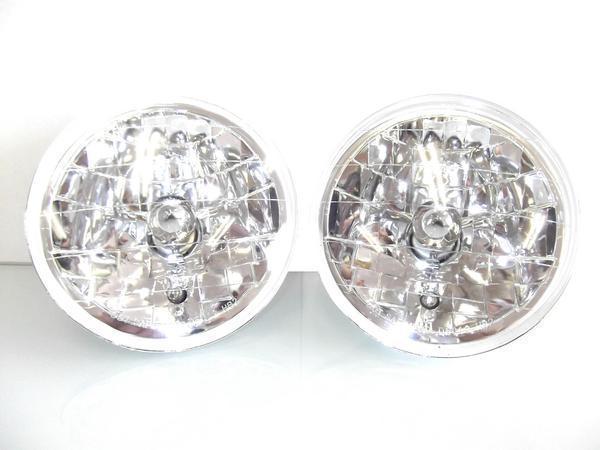 New Headlight & Corner Lamp Set (Left & Right) for Land Cruiser 60 Series (Round Headlight Model)