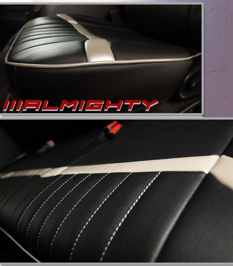 Premium PVC Seat Covers Set for 8-Passenger Toyota Land Cruiser Prado KZJ78G KZJ78W