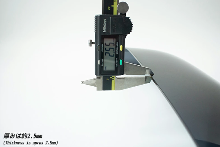 Super Wide Visor Light Smoke for Honda Acty HA6 HA7