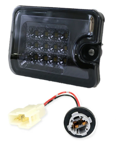 مصابيح خلفية LED مدخنة مع أسلاك توصيل، 12 مصباحًا لشاحنات دايهاتسو هايجيت من سلسلة S200