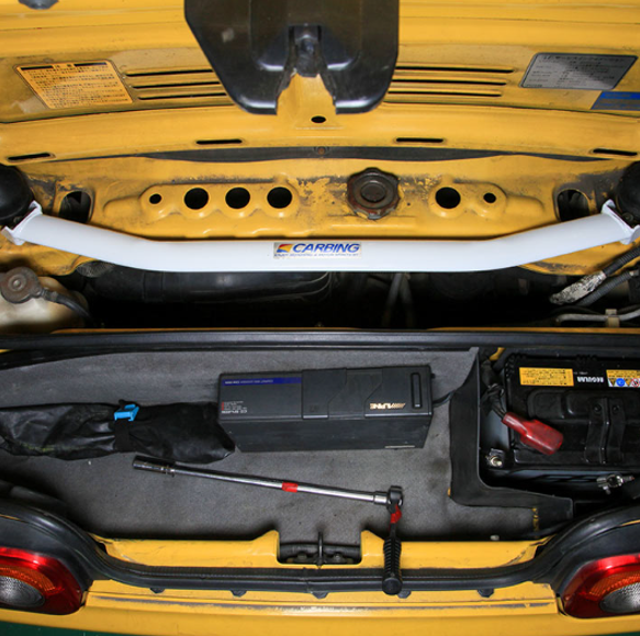 Strut Tower Bar Rear Type I Aluminum for HONDA BEAT PP1