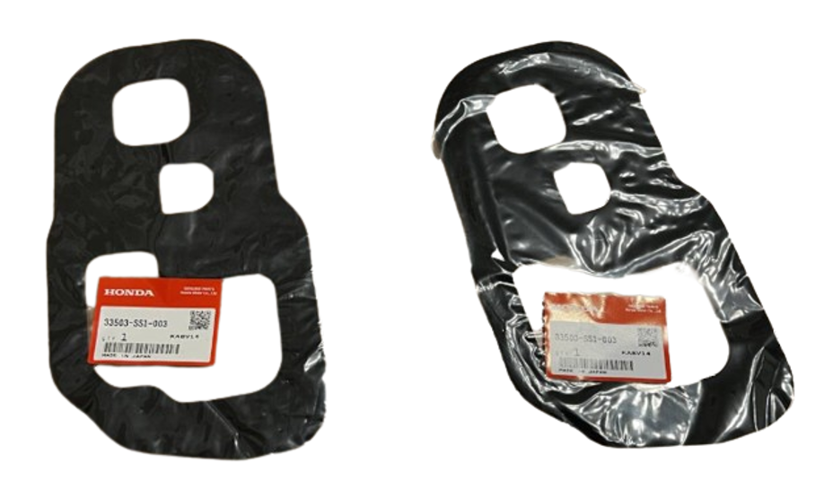 Tail Lamp Gasket - Left/Right Set - Genuine for HONDA BEAT PP1