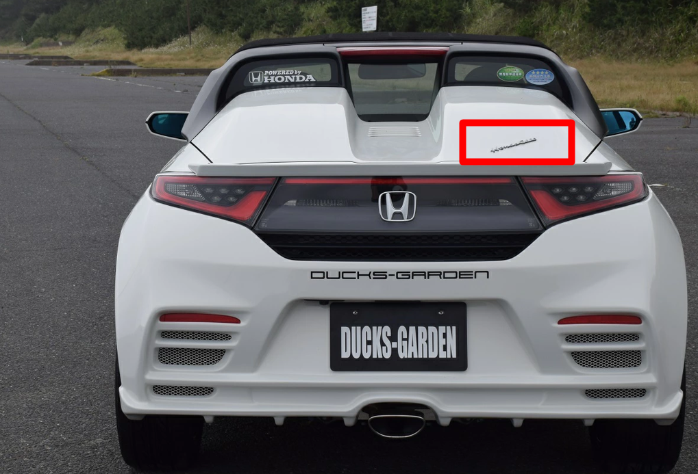 For HONDA S660 JW5 Emblems Retro design
