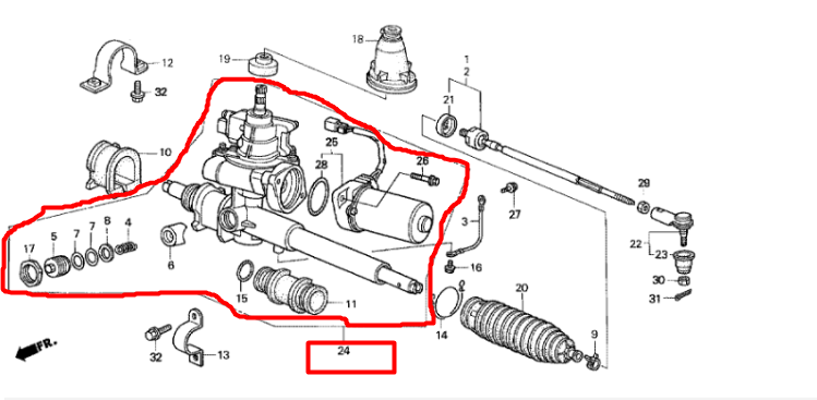 Genuine Honda Acty Gear Box HA6 HA7 HH5 HH6