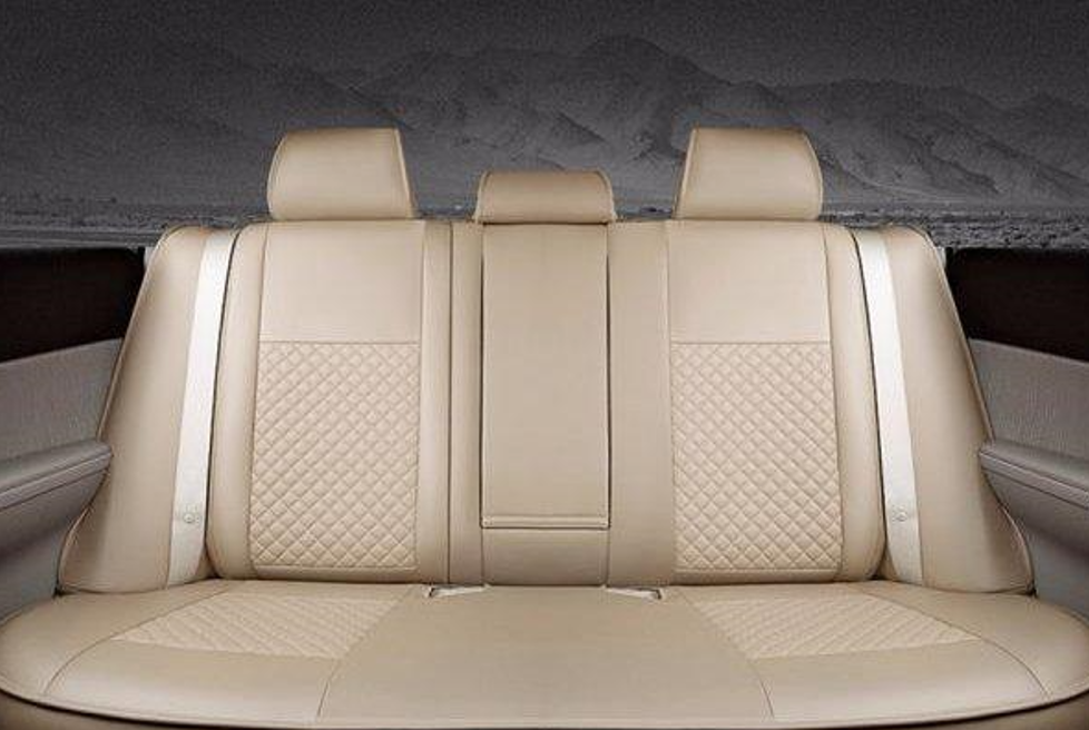 Fit LEXUS LX570 Car Seat Cover Full Set PU leather mesh 3D quilting Beige