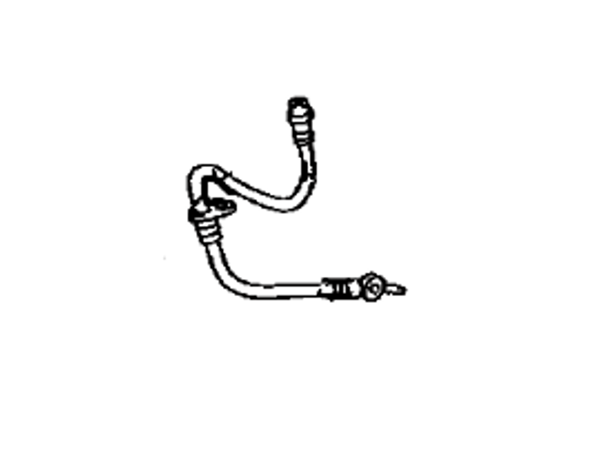Genuine LEXUS LX570 URJ201 Front flexible hose #2 90947-02G84