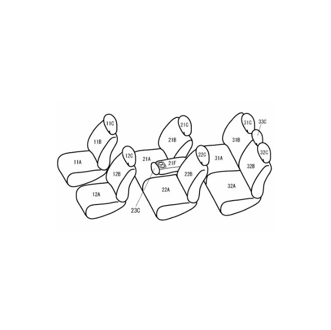 AXIS PVC Leather Seat Cover Cocoa Fit Land Cruiser 200 Series URJ202W UZJ200W 8 Passenger