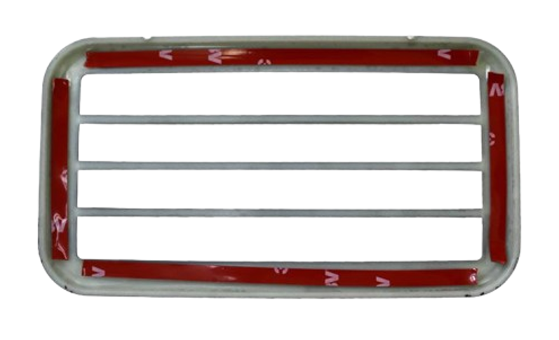 ABS Material Tail Lamp Garnish Cover Silver Chrome Finish 2P Set Fits Suzuki Carry Truck / Super Carry DA16T