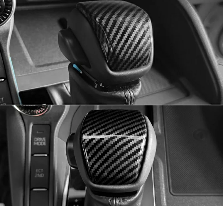 Fits Toyota Land Cruiser 250 Carbon-Style Shift Knob Panel Cover