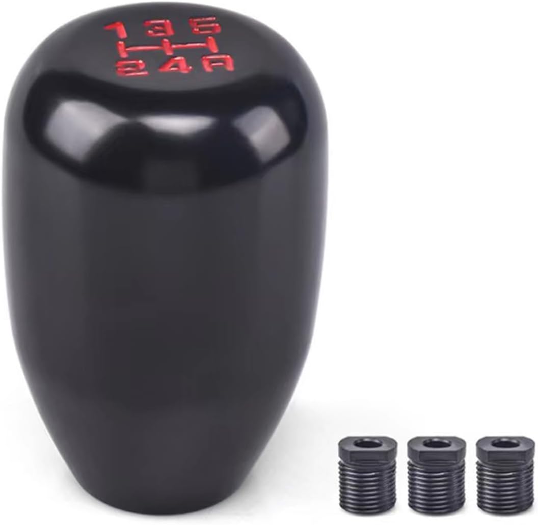 5-Speed MT Compatible Aluminum Shift Knob 3 Colors Gray Silver Black Fits Kei Trucks & Cars