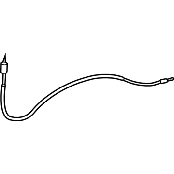 Genuine LEXUS LX570 URJ201 Rear door inside locking cable ASSY LH