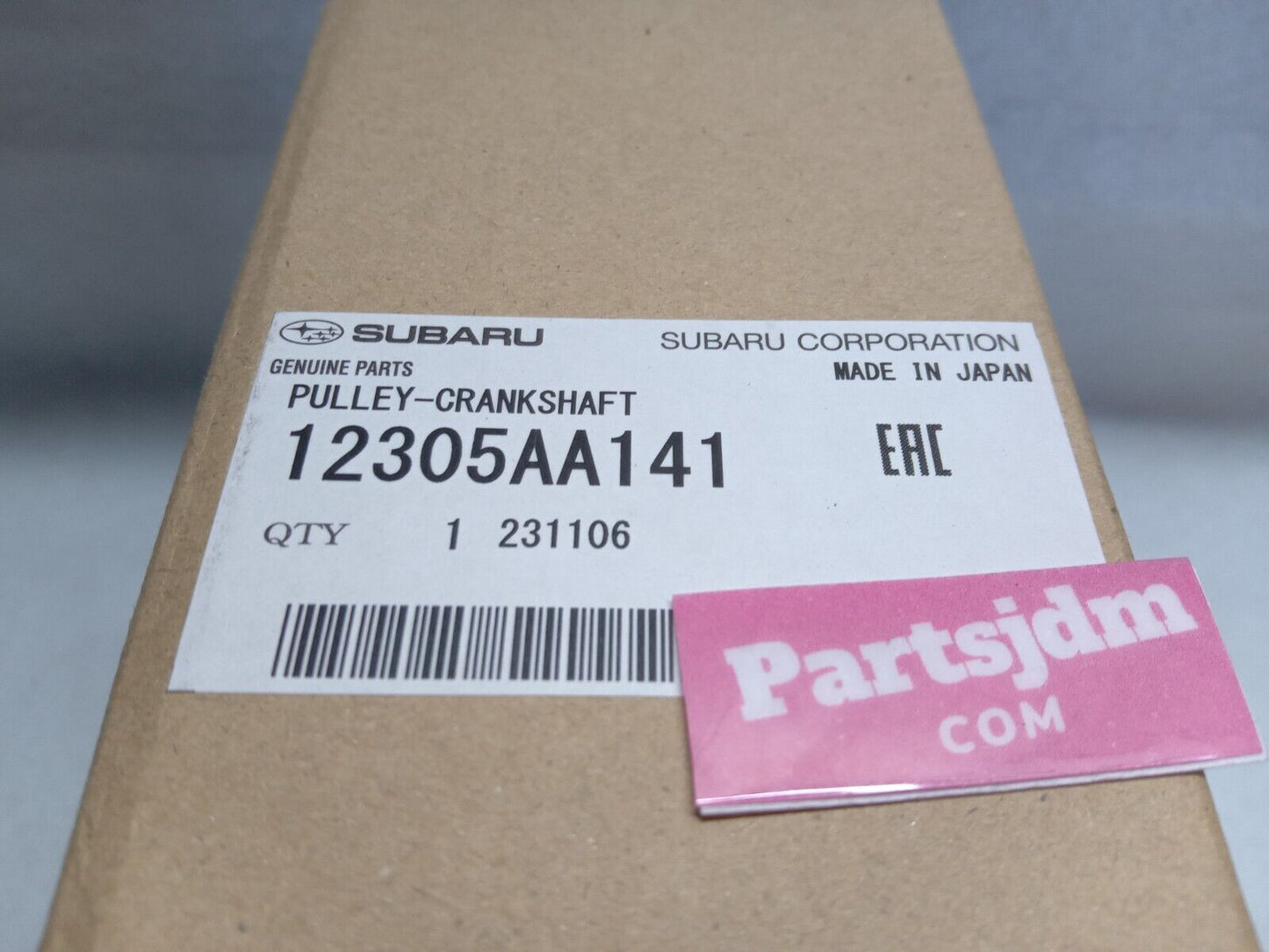 SUBARU Genuine JDM 12305AA141 Engine Crankshaft Pulley 1992-1997 SVX OEM