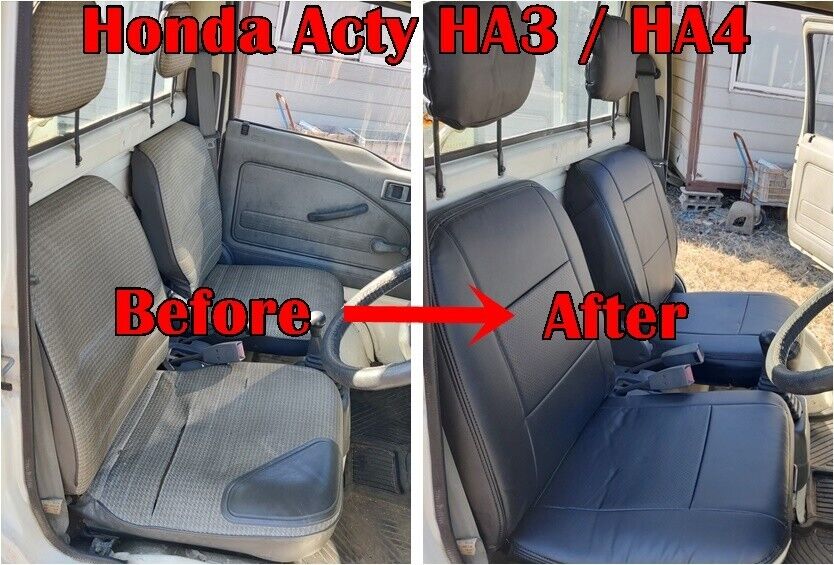 FIts HONDA Acty Truck JDM Seat Cover HA3 HA4 PVC HighGrade Leather Waterproof Quality (seatcover)