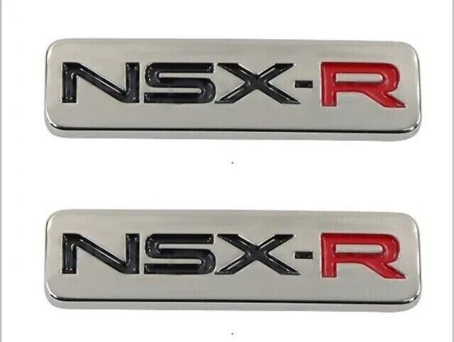 شعار جانبي أصلي من هوندا، متوافق مع سيارات أكورا NSX-R NA1 اليابانية (JDM)، طقم من قطعتين، رقم القطعة الأصلية 75736-SL0-J10