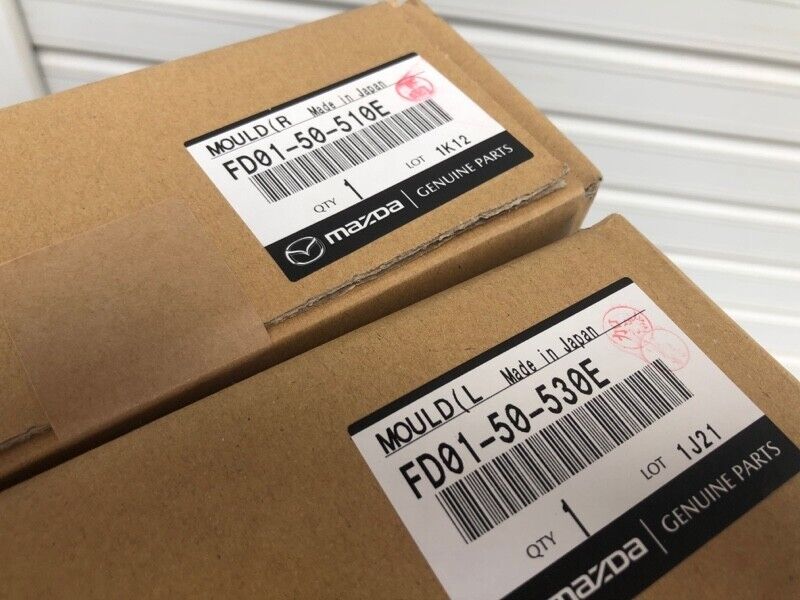 MAZDA GENUINE JDM OEM RX-7 FD3S Front Door Drip Molding Left & Right set