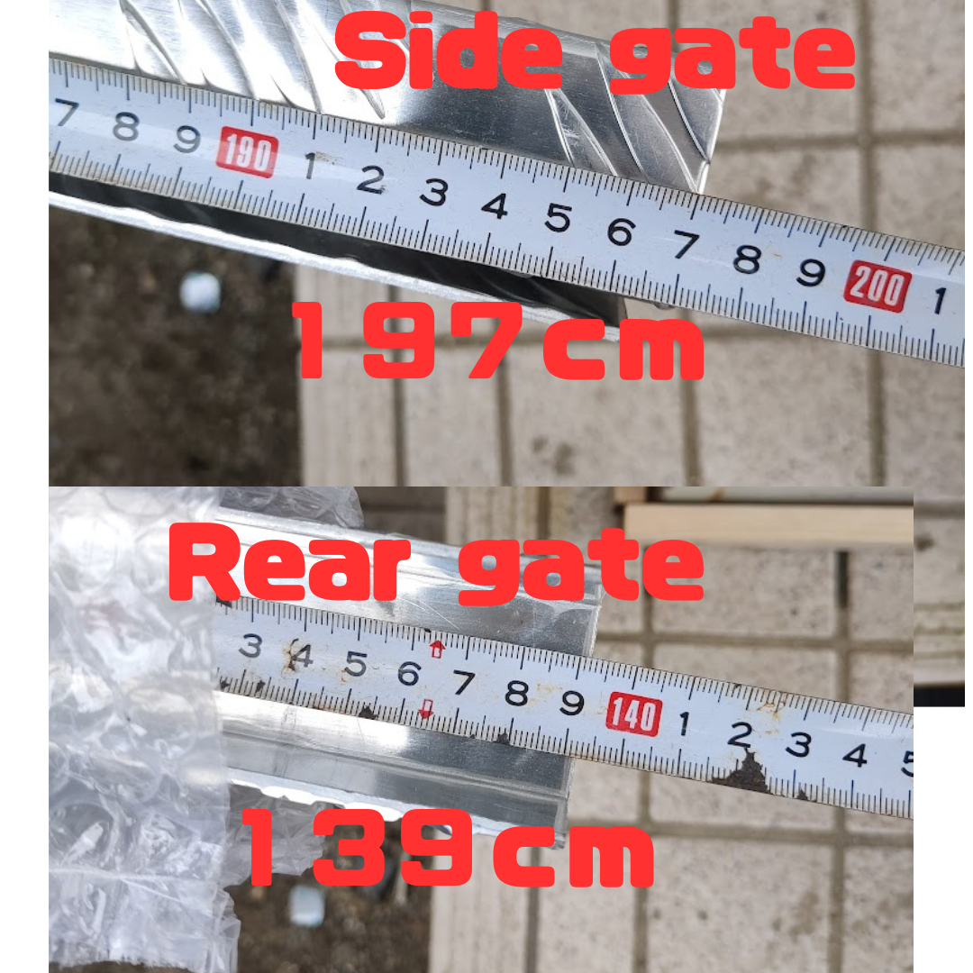 Light truck JDM Tailgating Guard Rear gate Protector Gate cover HIJET truck