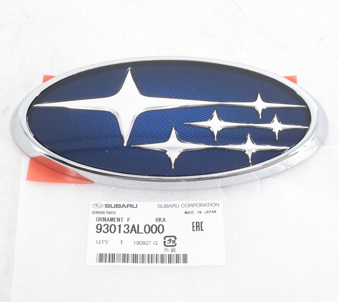 شعار شبكة أمامية أصلي من سوبارو JDM Legacy OEM B15 93013AL000