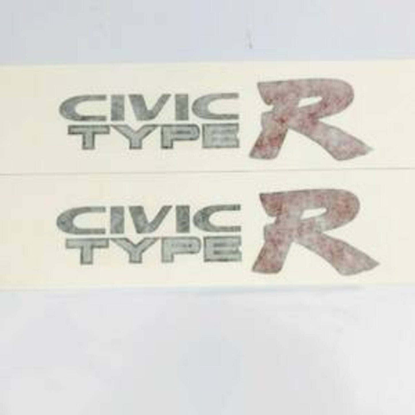 Honda Genuine JDM Civic Type-R EK9 75773-S03-Z00ZA x2 Side Decal Dark Outline L R