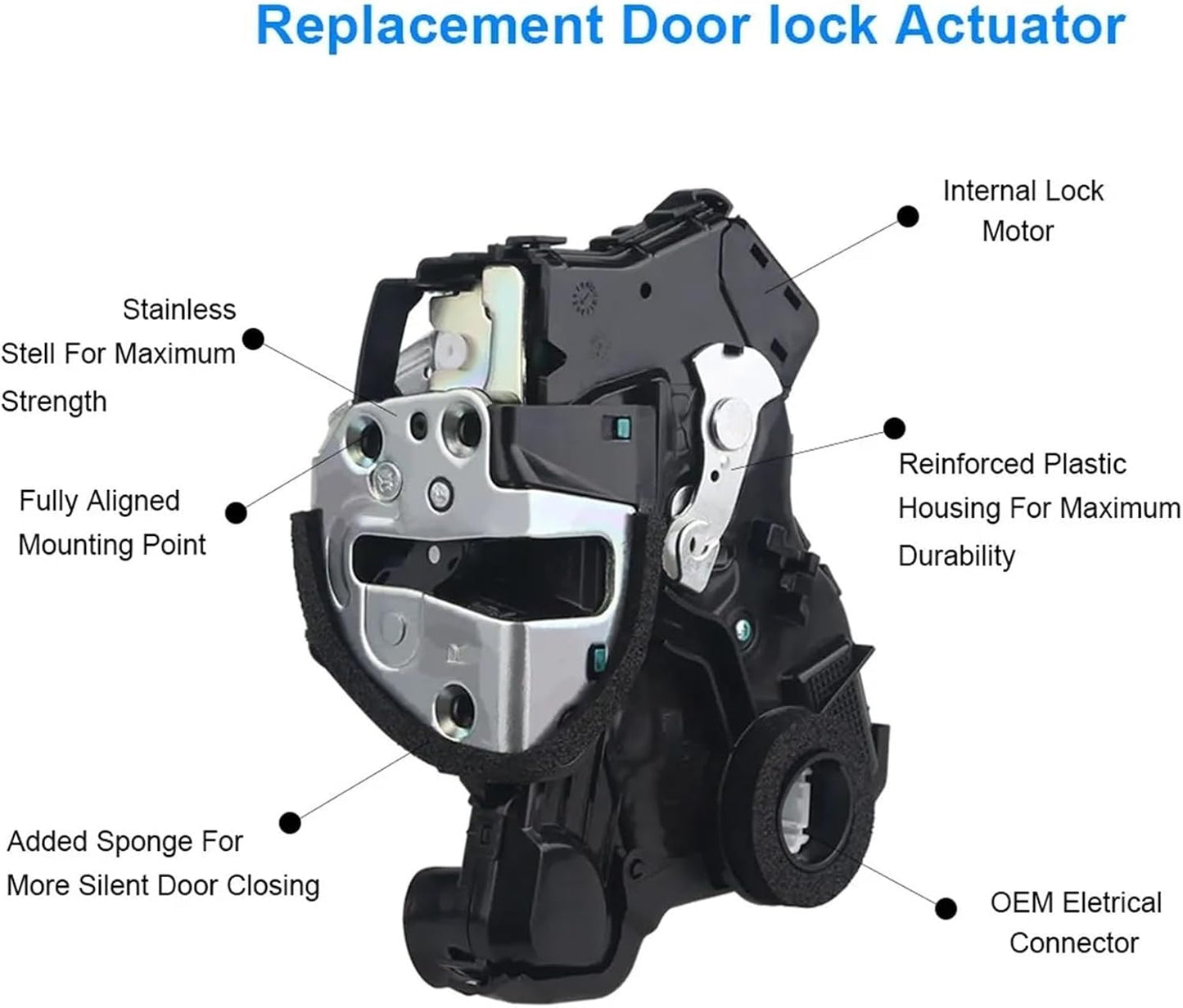 FIt LEXUS LX570 Power Door Lock Actuator Latch Assembly Front Right front