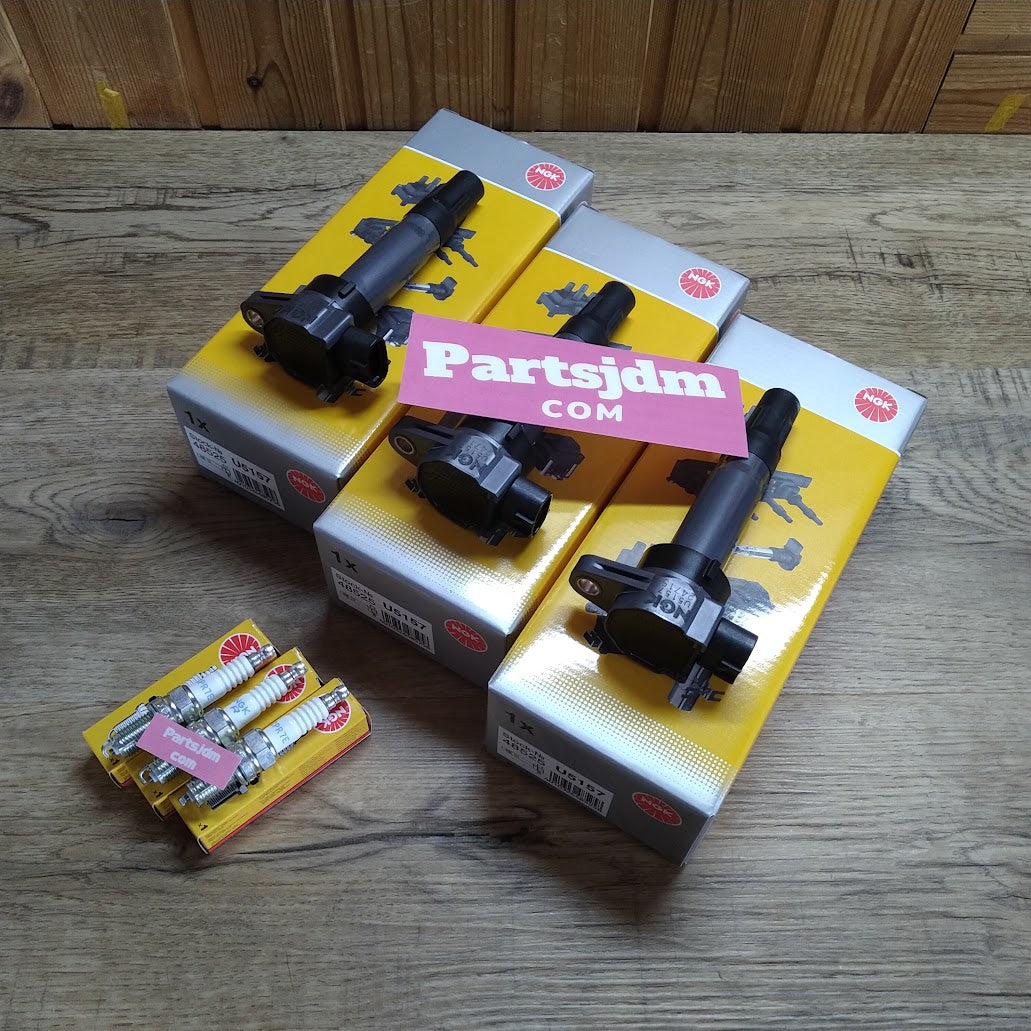 SUZUKI CARRY JDM DA52T DB52T K6A NGK Ignition Coil & Plug SET (NON TURBO MODEL) MINI