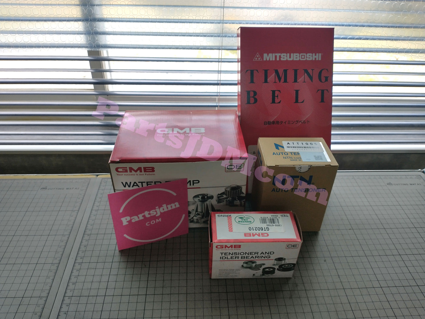 Timing Belt 4-Piece Kit for Toyota Hiace / Regius Ace KZH100G–KZH138V | 08/1993–05/2000 | 1KZ-TE Engine (SOHC Diesel Turbo)