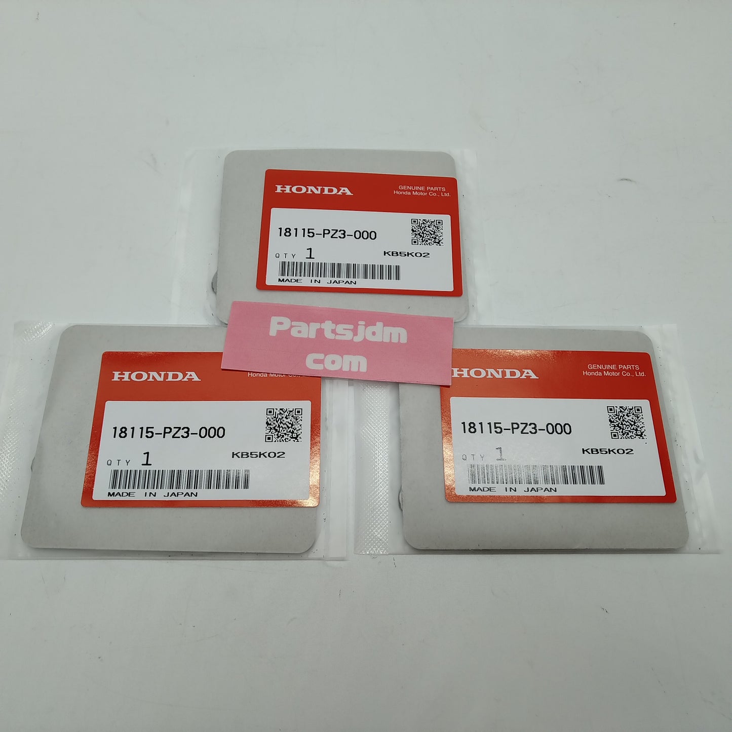 HONDA ACTY JDM BEAT HA3 HA4 PP1 Exhaust Manifold Gasket 18115-PZ3-000(×3)