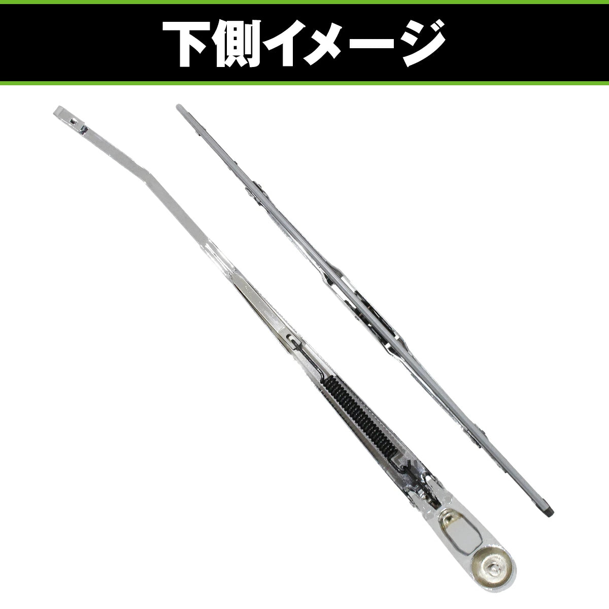 Chrome Front Wiper Arm Blade Set for Suzuki Carry DA16T Steel Replacement