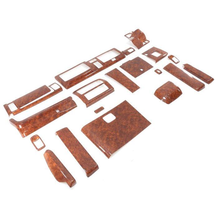 3D Interior Panel Set for Daihatsu Hijet S500P S510P Brown Wood 20P