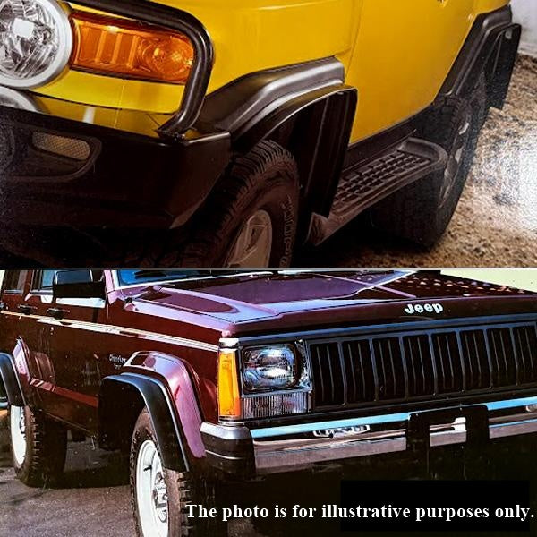 Universal Rubber Fender 5cm 2-Inch Flare for Toyota Land Cruiser Prado 71 78 6m