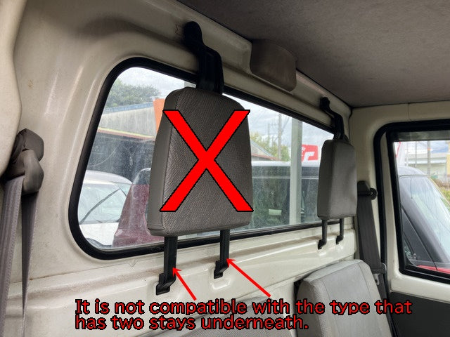 Seat covers for Minicab Truck U61T / U62T headrest split type