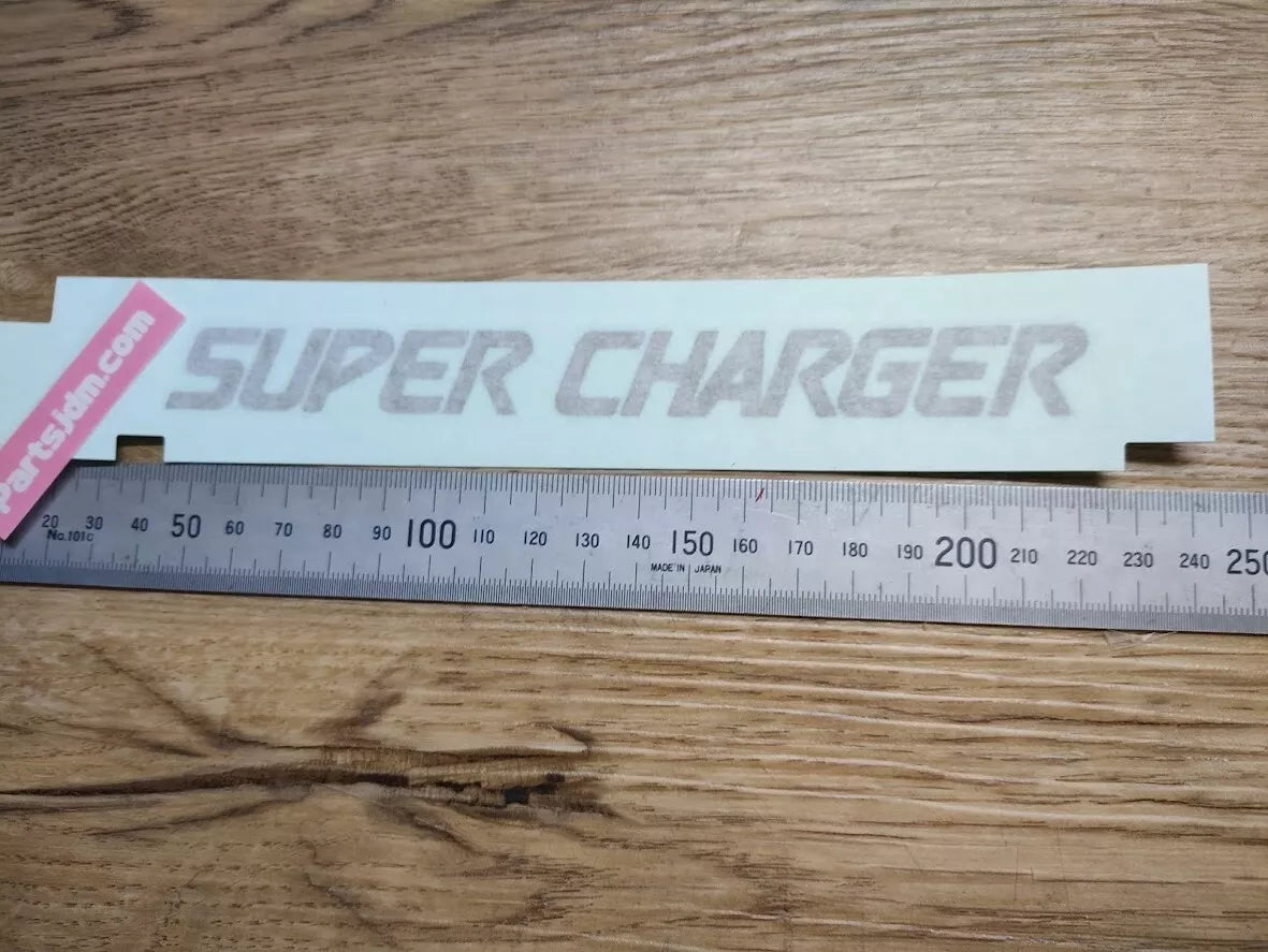 SUBARU Super charger label emblem Decal sticker 93073TC270 JDM OEM Genuine old-rarity-japan