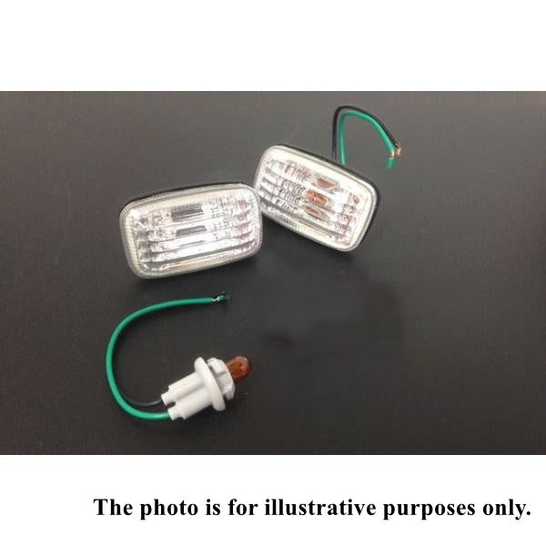 Fits Toyota Land Cruiser 70/80 Series Side Marker Crystal Left & Right Set