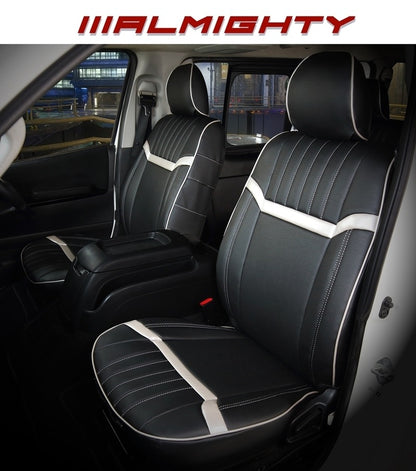 Premium PVC Seat Covers Set for 8-Passenger Toyota Land Cruiser Prado KZJ78G KZJ78W