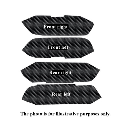 Door Handle Protector Film Carbon Look for Toyota Land Cruiser 80 Scratch Guard