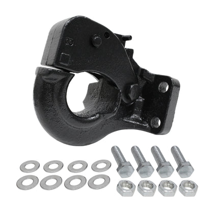 Hitch Member Receiver 4-Hole Pintle Hook Adapter Fits Toyota Land Cruiser 60-200