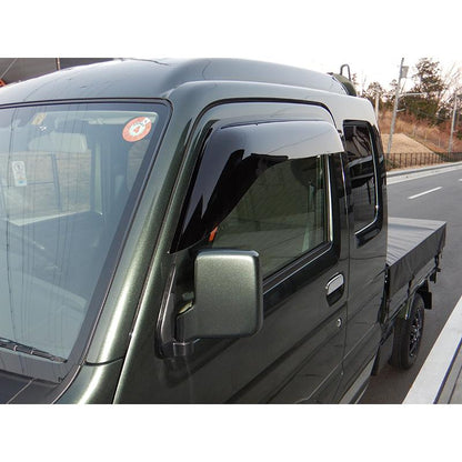 Door Visor Big Wide Dark for Suzuki Carry Super Carry DA16T Window Deflector