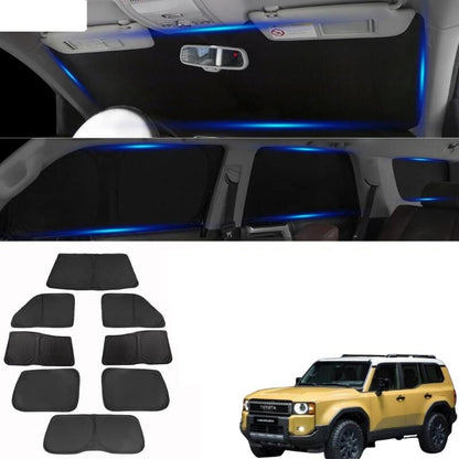 Full Sunshade Set for Toyota Land Cruiser 250 - Sun Shade UV Block Heat Insulation