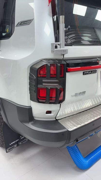Tail Light Cover Trim for Toyota Land Cruiser 250 series Matte Black Exterior Accessory