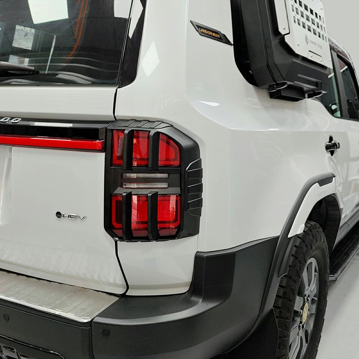 Tail Light Cover Trim for Toyota Land Cruiser 250 series Matte Black Exterior Accessory