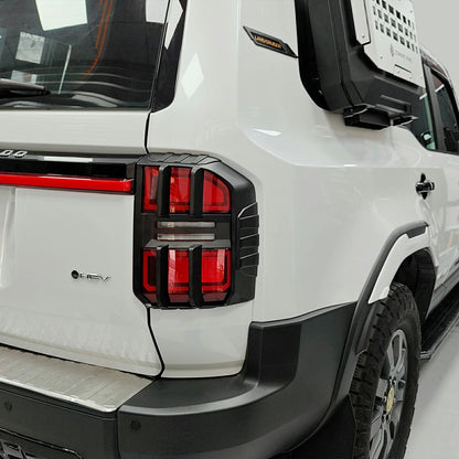 Tail Light Cover Trim for Toyota Land Cruiser 250 series Matte Black Exterior Accessory