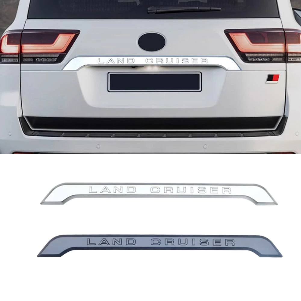 Trunk Chrome Strip Tailgate Trim Cover for Toyota Land Cruiser 300 LC300 FJ300 2021-2023 ABS