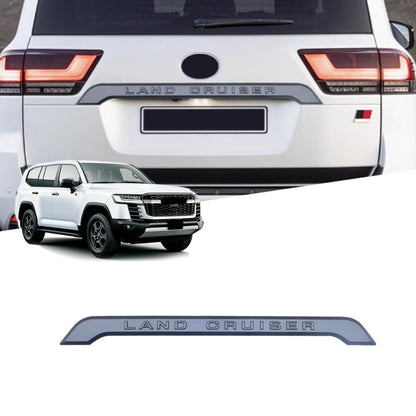 Trunk Chrome Strip Tailgate Trim Cover for Toyota Land Cruiser 300 LC300 FJ300 2021-2023 ABS