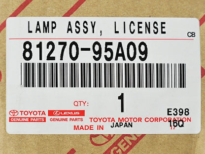Toyota Genuine License Lamp Garnish 81270-95A09 Land Cruiser 60 HJ60V HJ61V