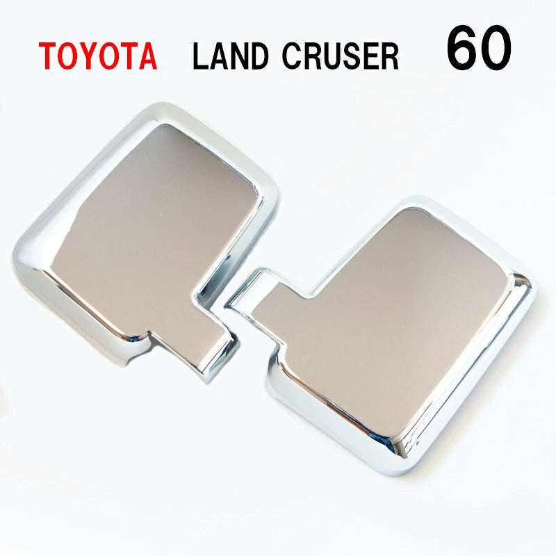Chrome Silver Door Mirror Covers for Toyota Land Cruiser 60 Series LAND CRUISER
