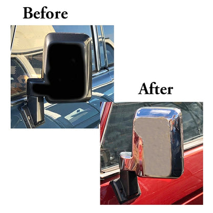 Chrome Silver Door Mirror Covers for Toyota Land Cruiser 60 Series LAND CRUISER