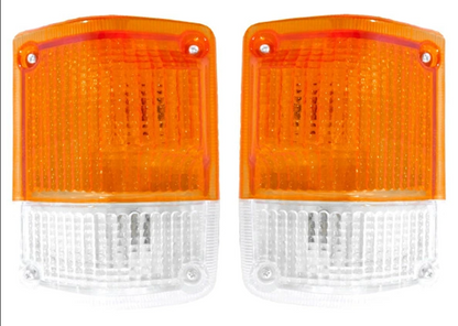 New Headlight & Corner Lamp Set (Left & Right) for Land Cruiser 60 Series (Round Headlight Model)