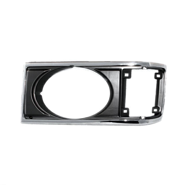 Fits Land Cruiser 60 Series (Round Headlights) Chrome Front Grille Bezel - Left Side