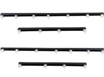 BRIGHTZ Weatherstrip 4PC Set Fits Toyota Land Cruiser 60 61 62 BJ61V FJ62G HJ60V