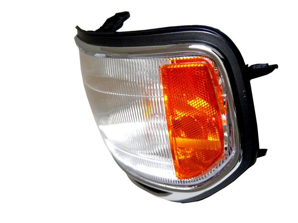 Clear Corner Lamps w/ Chrome Trim for Toyota Land Cruiser 80 FJ80 FZJ80 HDJ81